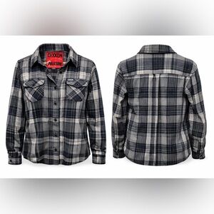 Dixxon Flannel Company Paulson Plaid Flannel Shirt Womens Large